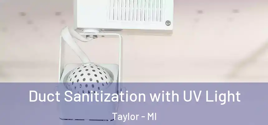  Duct Sanitization with UV Light Taylor - MI